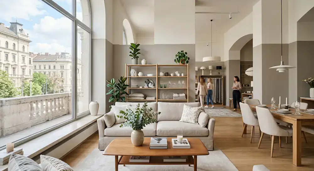 A BrightBrands Home budapesti bemutatóterme